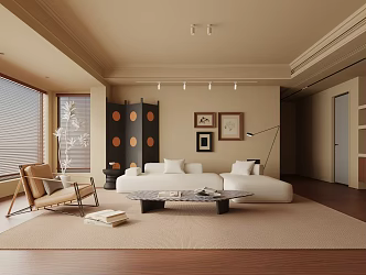 The Silent Living Room 3d model