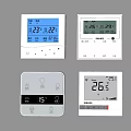 Philips Air Conditioner Fan Thermostat Control With Digital Temperature Display And Buttons