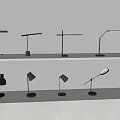 Modern Minimalist Table Lamp Metal Table Lamp Reading Lamp 3d model