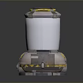 Booster sci-fi switch flame booster aircraft engine switch electronic switch power switch 3d model