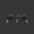 Advanced Stealth Fighter Jet With Sleek Dark Gray Aerodynamic Design And Twin Tailfins
