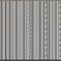 Gypsum Molding With Various Ornamental Patterns For Home Interior Design
