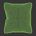 Camouflage Pattern Cushion with Green Brown Black Colors for Home Decor