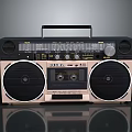 Vintage BOYI G-888 Boombox With Dual Speakers Cassette Player And Handle