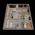 Elegant Minimalist Beauty Salon Space With Comfortable Treatment Beds And Professional Skin Care Equipment