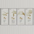 Motivational Wall Art Prints With Golden Motifs Featuring Goal Learning Innovation Gratitude Execution Belief
