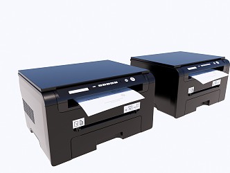 Modern Printers 3d model