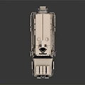 Beige Armored 6 Wheels Military Vehicle With Tactical Observation Turret