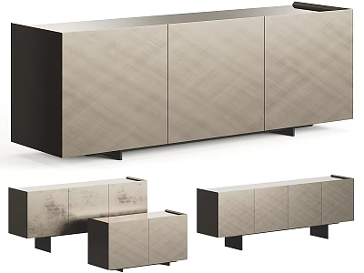 Modern Entryway Cabinet and Sideboard with Sleek Design Practical Storage and Home Decor 3d model