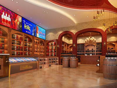 European-style Smoke Hotel 3d model