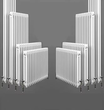 Modern heating pipe radiator 3d model