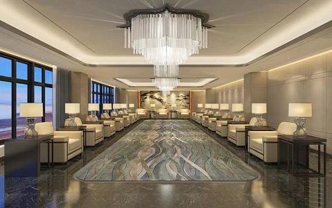Reception Room 3d model