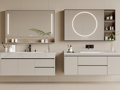 modern sink bathroom cabinet model