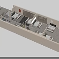 Modern Furniture Store Showroom With Multiple Beds Display And Interior Layout