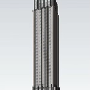 modern office building 3d model