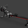 Adidas C16 Rowing Machine for Home Gym Cardio Workout with Black Red Design