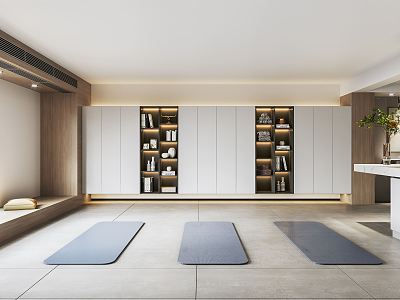 Modern Yoga Room model