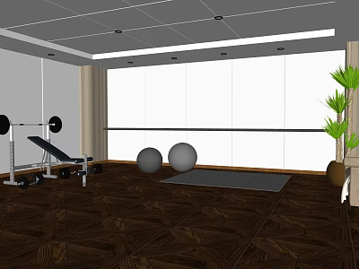 Modern Gym 3d model