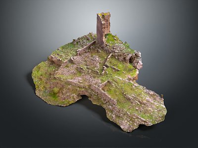 Monuments Sites Ruins Castle Fortress Ancient Castle Ancient Ruins Realistic model