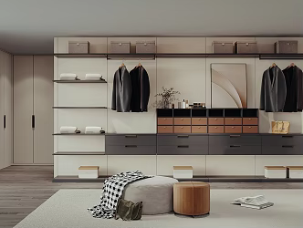 Modern Cloakroom 3d model