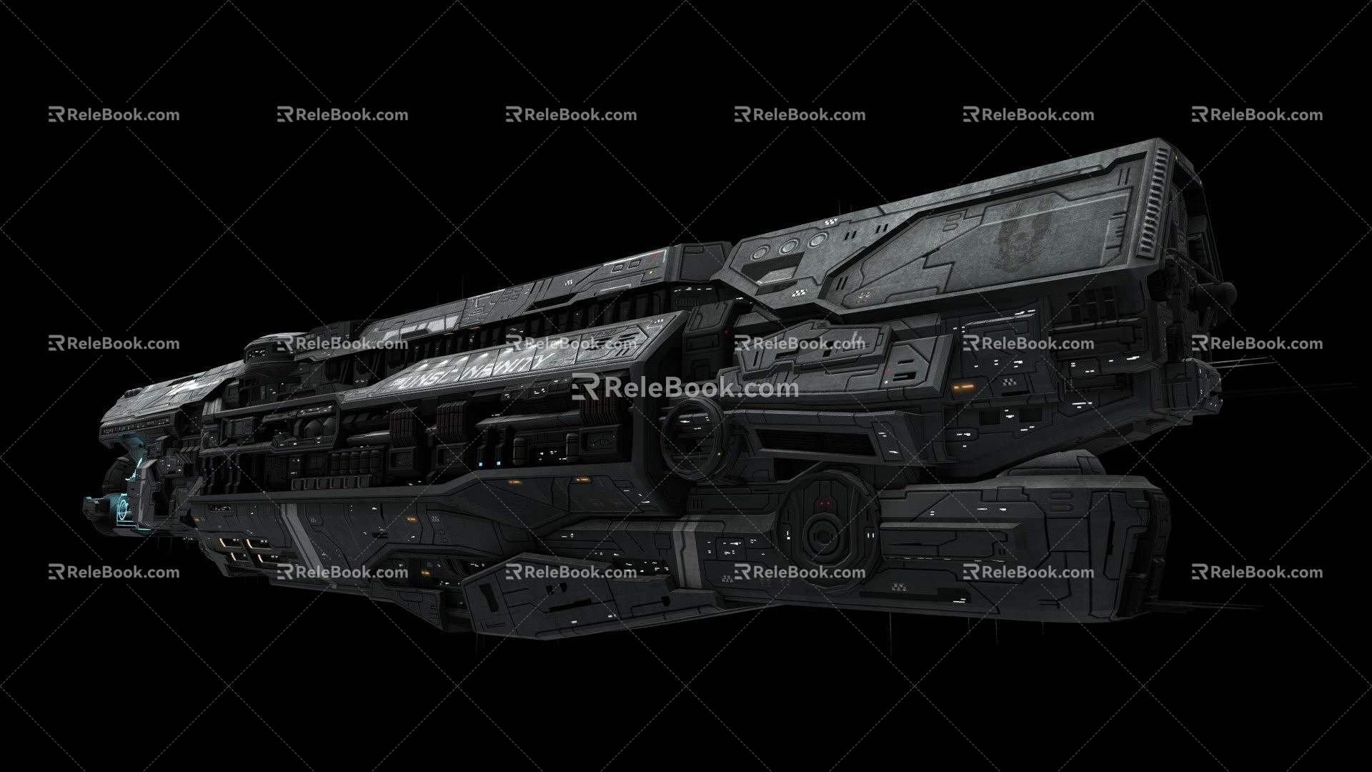 UNSC Infinity spacecraft 3d model