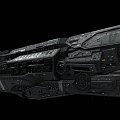 UNSC Infinity spacecraft 3d model