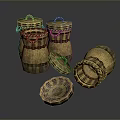 Woven Storage Baskets With Lids And Open Designs For Home Organization