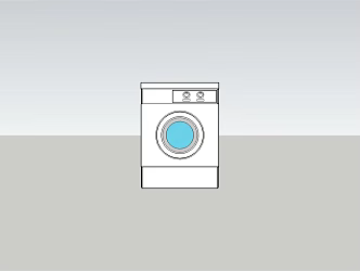 Modern washing machine Automatic washing machine 3d model