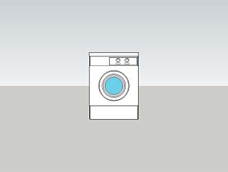 Modern washing machine Automatic washing machine 3d model