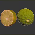 Fresh Juicy Ripe Green Limes Whole and Halved on Black Reflective Surface