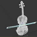 Classic Wooden Violin With Bow Brown Body String Instrument For Musical Performance And Practice