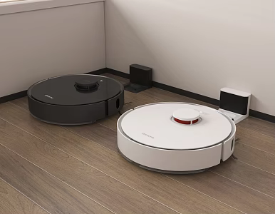 Modern sweeping robot 3d model