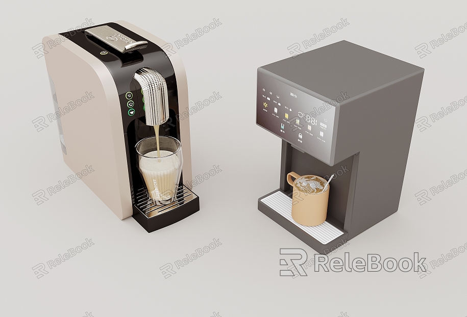 Combo coffee machine Modern coffee machine model