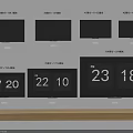 Various Size TV Models Featuring 720P 1080P and 4K Ultra HD Resolutions on