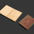 Decorative Furniture Storage Boxes In Light And Red Wooden Design