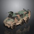 Bulletproof Car Armed Jeep Armed Car Armed Bulletproof Car Military Jeep Off-road Jeep Humvee 3d model