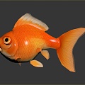 Fish Goldfish Freshwater Fish Sea Fish Animal Game Animal Cartoon Animal Animal Realistic Animal 3d model