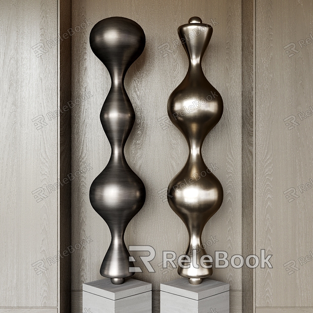 Sculpture Ornaments Art Sculpture Column Sculpture Lobby Sculpture model