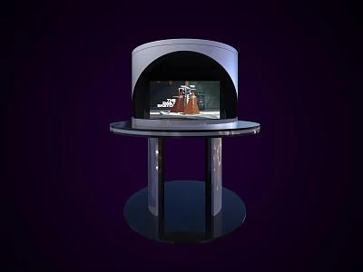 Modern Holographic Projection Holographic Projection Cabinet 3d model