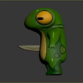 Frog Poison Frog Game Frog Reptile Cold Blooded Animal Reptile 3d model