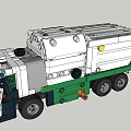 Reverse design of Lego toy car feature car transporter from assembly instructions 3d model