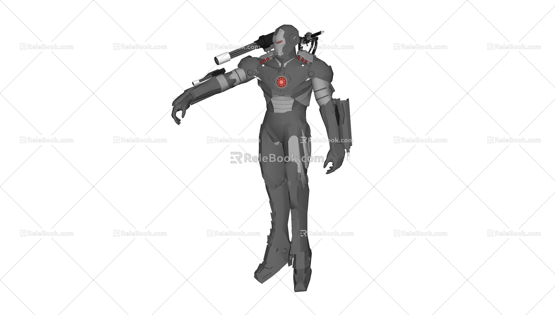 Modern Iron Man Marvel Iron Man 3d model