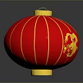 Lantern Country Lantern Color Origami Lantern Chinese Lantern Paper Lantern Red Lantern Lighting Lamp 3d model
