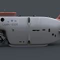Liaoning 6500 Military Ship Featuring White Body Circular Windows Mechanical Arms And Propellers