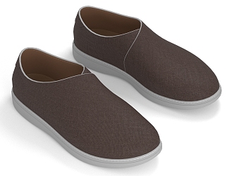 Casual Shoes Flats Shoes 3d model