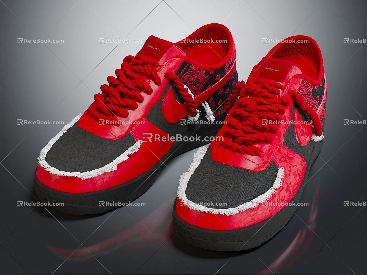 Modern sneaker Nike Shoes 3d model