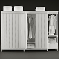 Modern Other idaas IKEA idanes wardrobe Scandinavia 3d model