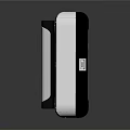 White Fotoslax Electronic Device With Black Trim For Photo Processing