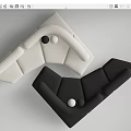 Modern Edra Multiplayer Sofa 3d model