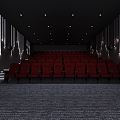 Modern Cinema 3d model